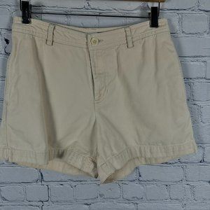 GAP Women's Retro Cut 100% Cotton Mid-Rise Short,‎ Size 6, Khaki Color